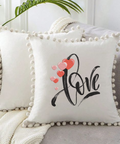 Love, machine embroidery design