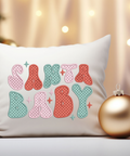 machine embroidery design Santa Baby