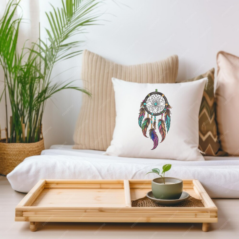 Dream catcher, machine embroidery design