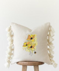  Yellow watercolor flower, machine embroidery design