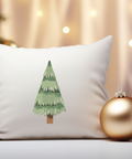 machine embroidery design Christmas tree watercolor