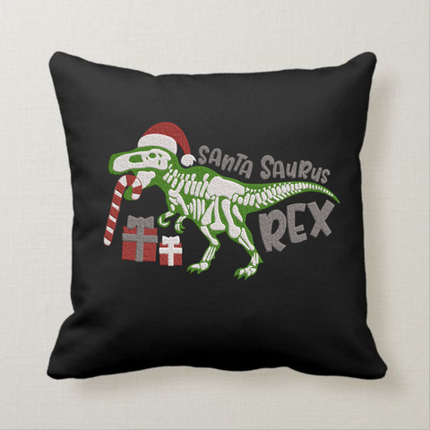 Santa Saurus Christmas, machine embroidery design