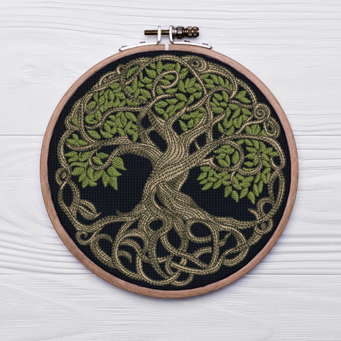 Tree of Life, machine embroidery design