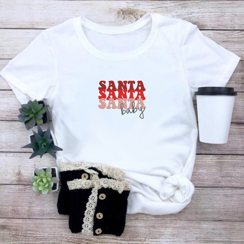 Santa Baby Christmas machine embroidery design