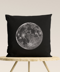 Moon on black, machine embroidery design