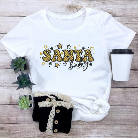 Santa Baby Christmas machine embroidery design