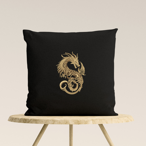 Golden Chinese Dragon, machine embroidery design