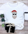 machine embroidery design Santa in Glasses