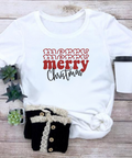 Merry Christmas machine embroidery design