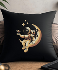 The astronaut on the moon, embroidery design