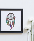 Dream catcher, machine embroidery design