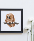 Cute Owl, machine embroidery design