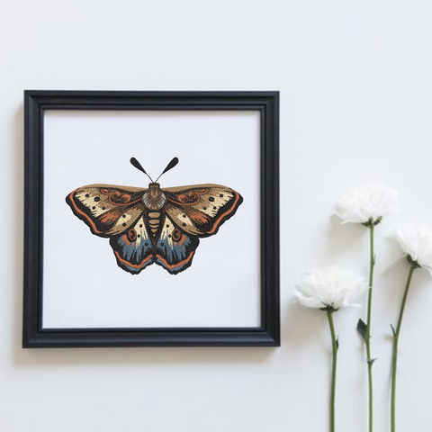 Beautiful butterfly, machine embroidery design