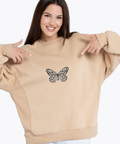 White butterfly, machine embroidery design