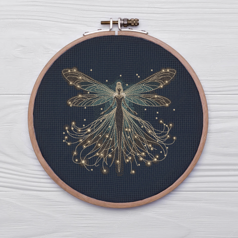 Fantastic Fairy, machine embroidery design